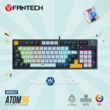 Fantech tastatura mehanička gaming MK890 rgb atom MK96 skyblue (blue switch)
