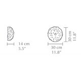 UMAGE Bela stenska svetilka ø 30 cm Eos Up Mini – | Shoptok.si