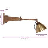  Stenska svetilka 25 W starinska medenina E27, (21410262) | Shoptok.si