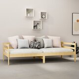 Dnevni ležaj s madracem 90 x 200 cm od masivne borovine | shoptok.hr