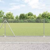  Heksagonalna ograda s betonskom osnovom 100 x 1 m Srebrna Mreža | shoptok.hr