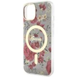  originalni guess ovitek flowers GUHMP14SHCFWSA z magsafe za iphone 14 6.1 - kaki | Shoptok.si