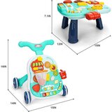  2 v 1 miza za aktivnosti in hojica - zelena | Shoptok.si