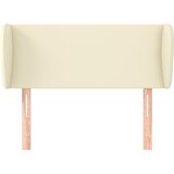  Uzglavlje s ušima krem 103x23x78/88 cm od od umjetne kože | shoptok.hr