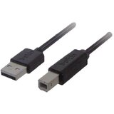 Belkin 1x moški konektor USB 2.0 tipa A - 1x moški konektor USB 2.0 tipa B] 4.8 m črna pozlačeni konektorji, UL-certificirano USB kabel USB 2., (20415999) | Shoptok.si