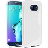  Gumijasti / gel etui S-Line za Samsung Galaxy S6 Edge+ - beli Cene