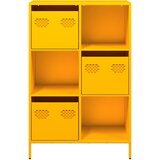  Visoka komoda boja senfa 68x39x103,5 cm od čelika | shoptok.hr