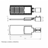 LED ULICNA SVETILJKA SL04 70W 4000K 8400lm IP65