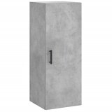  Visoka komoda siva betona 34,5x34x180 cm od konstruiranog drva | shoptok.hr