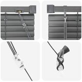  Venecijanski zastore Tamno siva 220 x 75 cm Aluminij | shoptok.hr