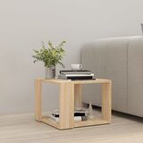  Stolić za kavu boja hrasta 40 x 40 x 30 cm konstruirano drvo | shoptok.hr