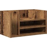  Organizator za stol Stari drvo 44.5x24x25 cm inženjersko drvo | shoptok.hr