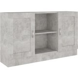 Maison Chic Komoda - Predalnik betonsko siva 120x30,5x70 cm iverna plošča, (21722201) Cene