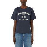 Max Mara Majice s kratkimi rokavi WKDTENUE Modra | Shoptok.si