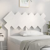 vidaXL Uzglavlje za krevet Bijela 132x3x81 cm od masivne borovine Cijene