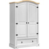 Ormarić CORONA Bijelo 101 x 52 x 170 cm Čvrsto borovo drvo | shoptok.hr