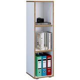 MID.YOU Pisarniški Regal Salia B30, Bela, Barva Hrasta | Shoptok.si