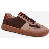 Zazoo Leather Suede Barefoot Sneakers Women's N1277 Brown | Shoptok.si