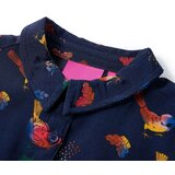  Dječja haljina s dugim rukavima modra 116 | shoptok.hr