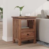 Noćni ormarić Smeđa 41 x 30 x 50 cm Čvrsto mahagonijsko drvo | shoptok.hr