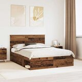  Konstrukcija postelje Star les 150 x 200 cm Masivno borovo les, (5000103525) | Shoptok.si