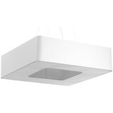 Nice Lamps Bela viseča svetilka s steklenim senčnikom/s tekstilnim senčnikom Piano – Cene