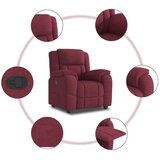  Naslanjač vinsko rdeče blago | Shoptok.si