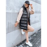 DStreet Kamizelka damska długa pikowana NOMADNECTAR czarna | Shoptok.si