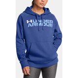 Under Armour Women's sweatshirt Rival Fleece Wordmark Hoodie-BLU - Women's Cijene