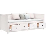  Dnevni ležaj bijeli 80 x 200 cm od masivne borovine | shoptok.hr