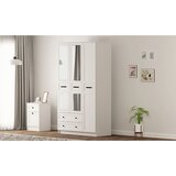 Hanah home Rb-168-01-008 matte white wardrobe Cene