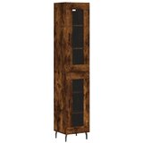  The Living Store Visoka omara dimljeni hrast 34,5x34x180 cm inženirski les - Visoka Omarica, (21442019) | Shoptok.si