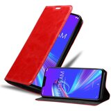 Cadorabo Ohišje, združljivo z Asus ZenFone MAX M2 v rdeče jabolko - Zaščitni ovitek z magnetnim zapiranjem, stoječo funkcijo in režo za kartice, (20550178) | Shoptok.si