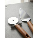 Sinsay Set pribora za pizzu s drvenim ručkama: nož i rezač za pizzu 2 pack | shoptok.hr