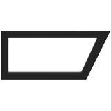 Nosači polica za umivaonik 2 kom crni trapezni čelični Crna 20 x 45 cm | Shoptok.si