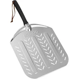 34,5×30,5 cm perforirana lopatica za pico iz aluminija z ročajem proti opeklinam