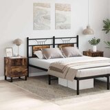 vidaXL Nočna omarica 2 kosa dimljen hrast 40x35x50 cm inženirski les | Shoptok.si