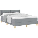  s opruga kutije Svijetlo siva 190 x 140 cm tkanina | shoptok.hr