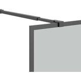 Pregrada za tuš 80 x 195 cm od tamnog kaljenog stakla | shoptok.hr