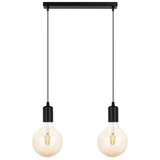  Luster na sajli MIROS 2xE27/60W/230V crne boje | Eponuda.com
