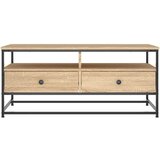 Stolić za kavu boja hrasta 100 x 51 x 45 cm konstruirano drvo | Eponuda.com