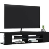 TV ormarić s LED svjetlima crni 135 x 39 x 30 cm | shoptok.hr