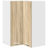Viseći ormarić s pohranom Sonoma hrast i bijela 57 x 57 x 80 cm | Eponuda.com