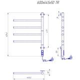  Električni rotirajući sušač za peškire VEER 50W/230V 62,5x44,5 cm nerđajući čelik/sjajni hrom | Eponuda.com