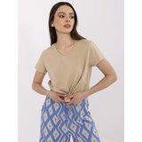 BASIC Feel Good T-shirt-CLM-TS-1639.12-beige | Eponuda.ba