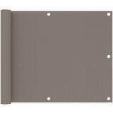vidaXL Balkonsko platno taupe 75x500 cm oksford blago Cene