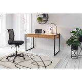 MID.YOU PISALNA MIZA kovina, leseni material črna, hrast artisan | Shoptok.si