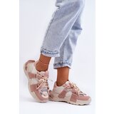 Boto Women's Trendy Lace-up Sport Shoes Beige-Pink Chillout! | shoptok.hr