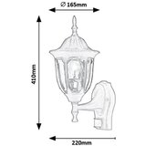 Rabalux milano E27 60W senzor crna | Eponuda.com