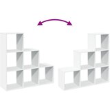Pregrada za sobe s 3 etaže, bijela, 99x29x99 cm, od inženjerskog drva | Eponuda.com
